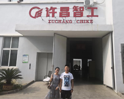 欢迎内蒙吴总来厂考察订购炒瓜子设备