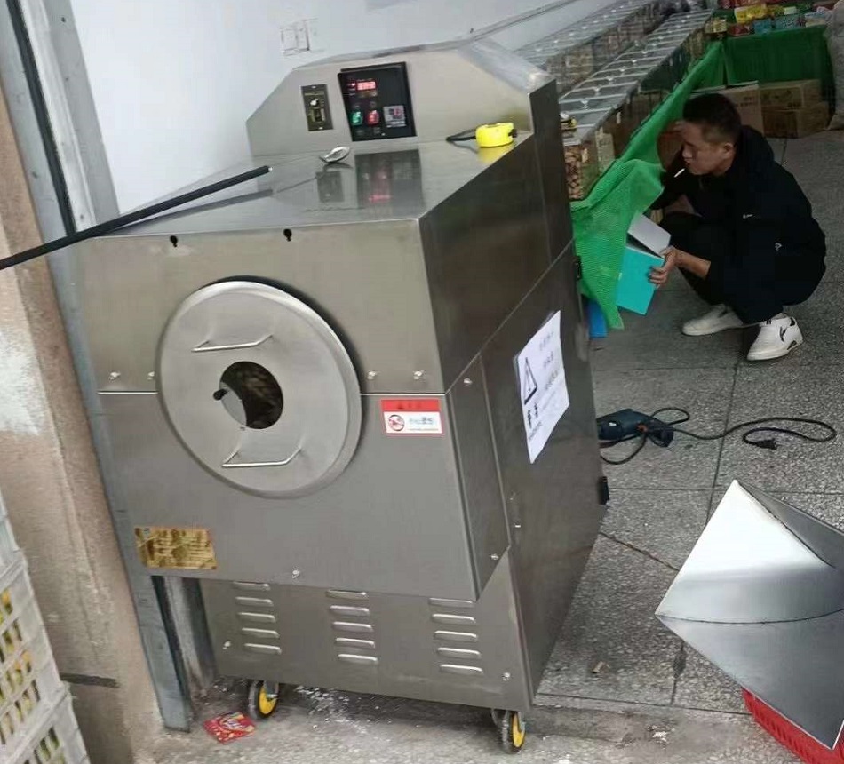 江西客户新机到位开始试机炒制准备开业